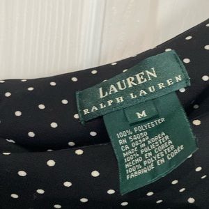 Ralph Lauren long black and white prom dress. New never used